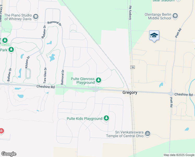 map of restaurants, bars, coffee shops, grocery stores, and more near 680 White Fawn Run in Delaware