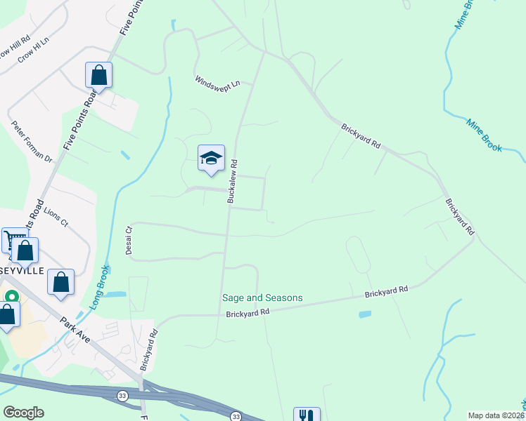 map of restaurants, bars, coffee shops, grocery stores, and more near 8 Barrister Court in Freehold
