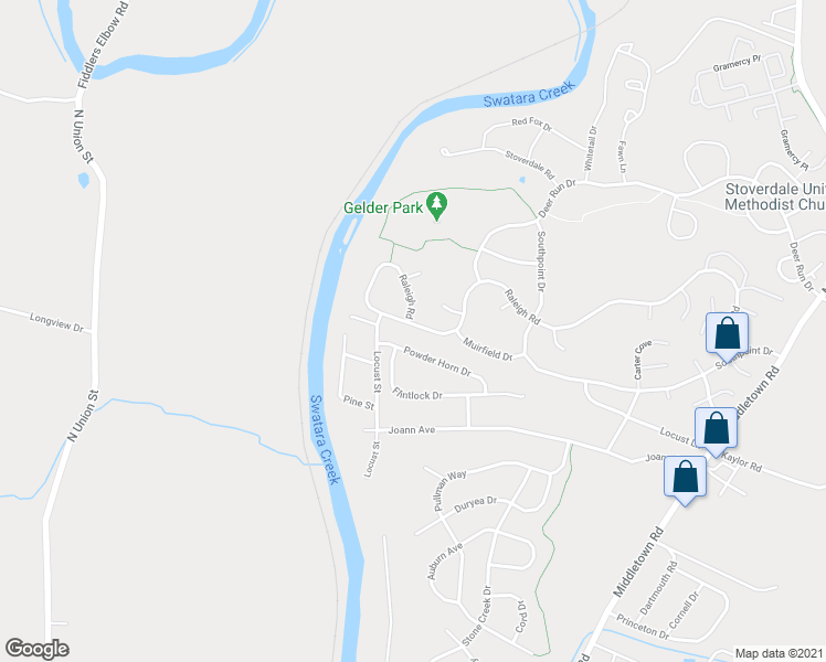 map of restaurants, bars, coffee shops, grocery stores, and more near 2404 Raleigh Road in Hummelstown