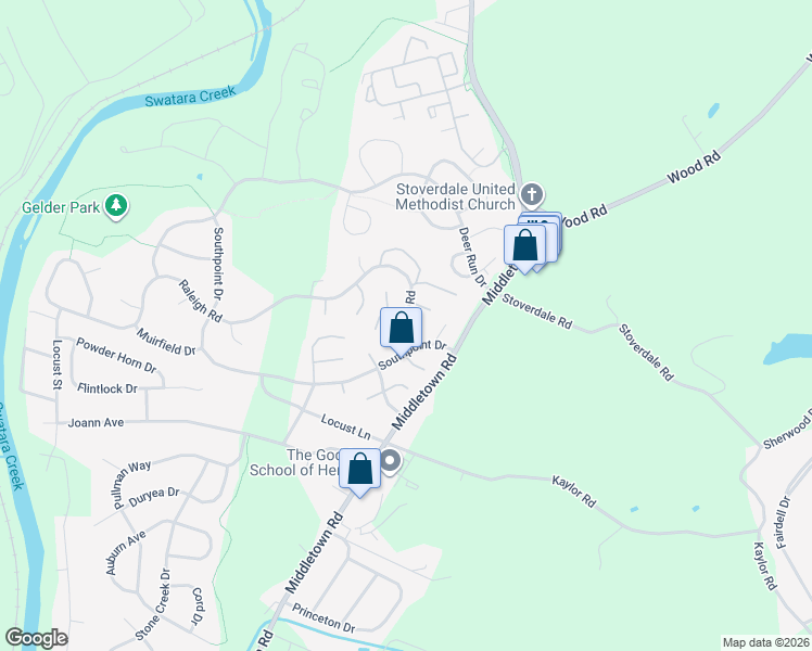 map of restaurants, bars, coffee shops, grocery stores, and more near 2017 A Raleigh Road in Hummelstown