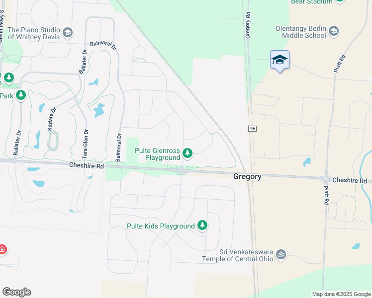map of restaurants, bars, coffee shops, grocery stores, and more near 680 White Fawn Run in Delaware