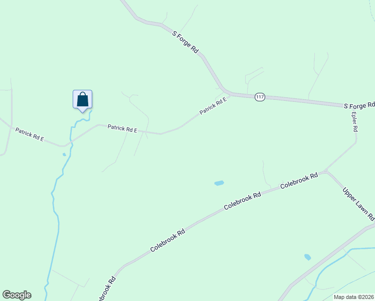 map of restaurants, bars, coffee shops, grocery stores, and more near 440 Patrick Road East in Palmyra