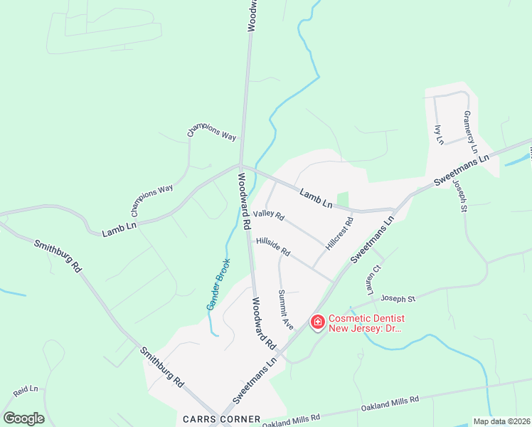 map of restaurants, bars, coffee shops, grocery stores, and more near 17 Valley Road in Manalapan Township