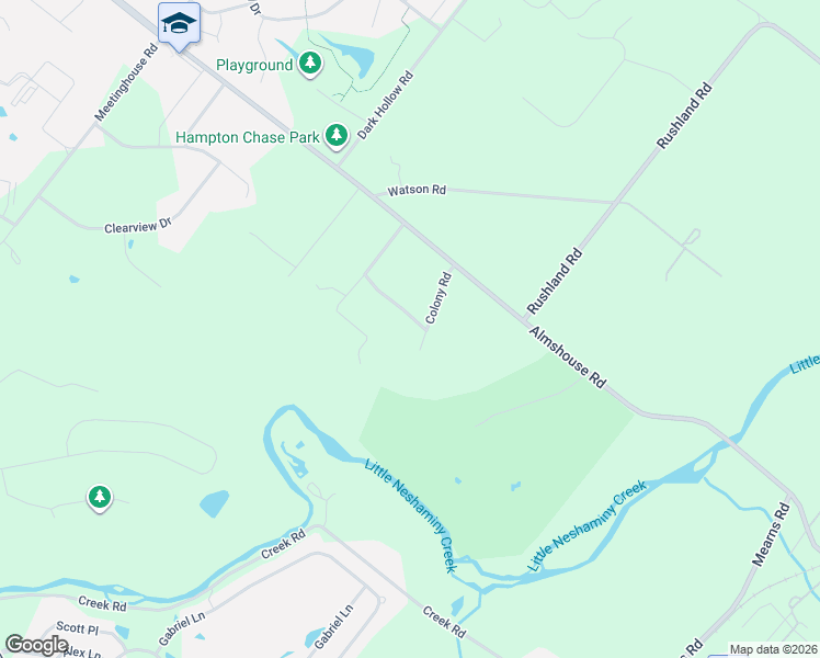 map of restaurants, bars, coffee shops, grocery stores, and more near 2122 Colony Road in Jamison