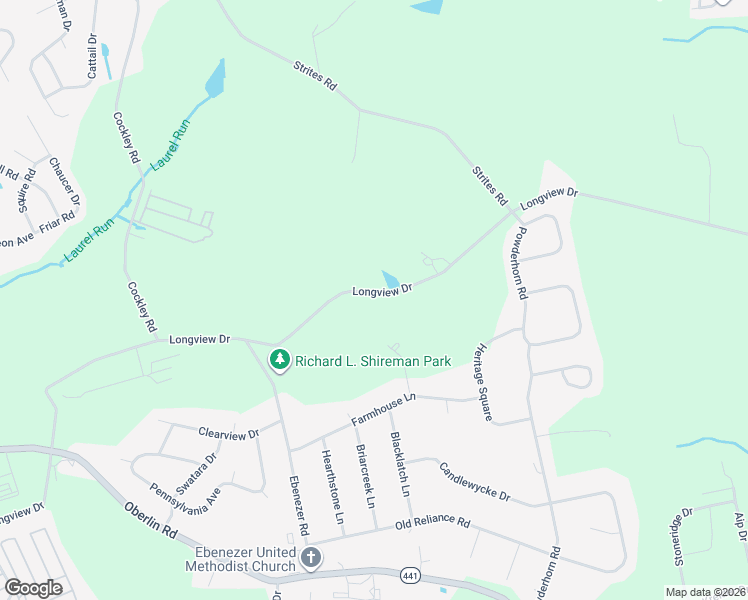 map of restaurants, bars, coffee shops, grocery stores, and more near 699 Longview Drive in Middletown