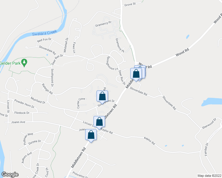 map of restaurants, bars, coffee shops, grocery stores, and more near 2039 Raleigh Road in Hummelstown