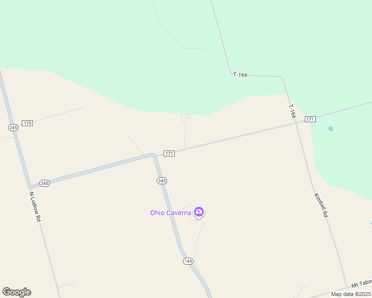 map of restaurants, bars, coffee shops, grocery stores, and more near 2951 County Road 171 in West Liberty