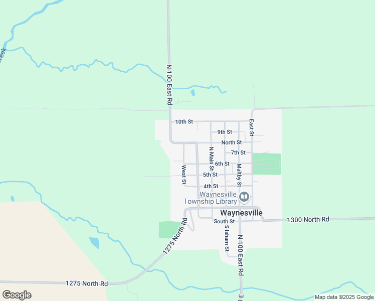 map of restaurants, bars, coffee shops, grocery stores, and more near 109 County Road 17 in Waynesville