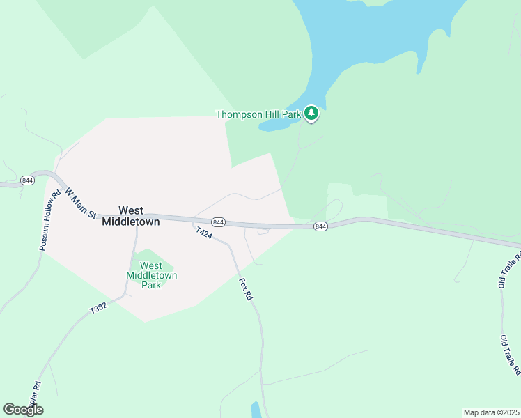 map of restaurants, bars, coffee shops, grocery stores, and more near 97 Thompson Hill Road in Avella