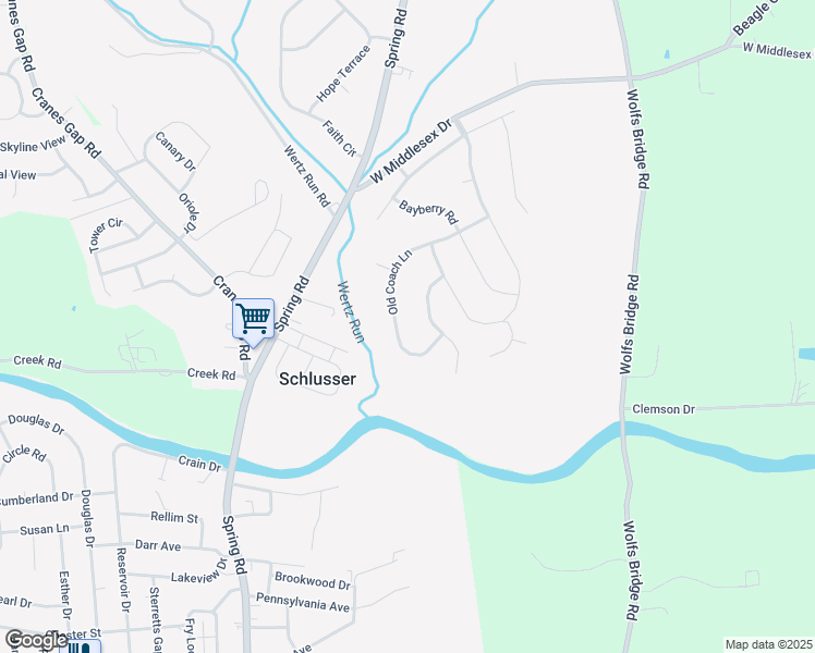 map of restaurants, bars, coffee shops, grocery stores, and more near 26 Old Coach Lane in Carlisle