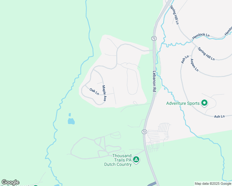 map of restaurants, bars, coffee shops, grocery stores, and more near 30 Aspen Drive in Manheim