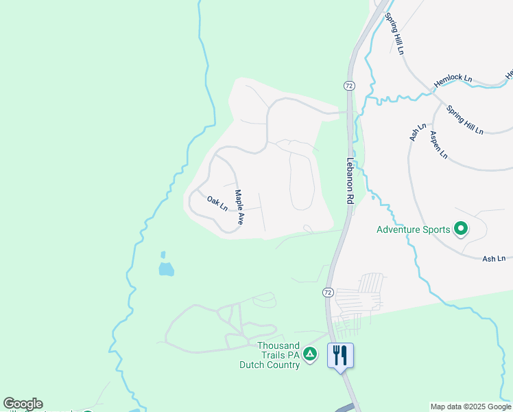 map of restaurants, bars, coffee shops, grocery stores, and more near 224 Heights Avenue in Manheim