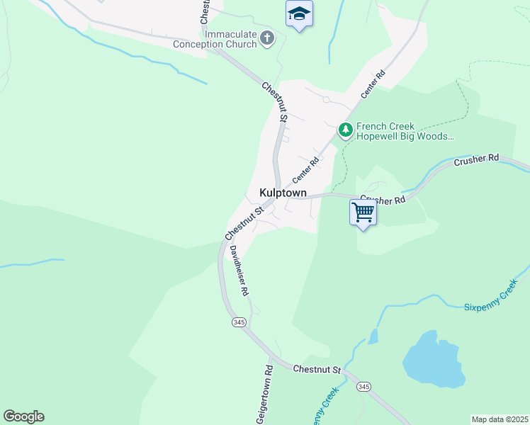 map of restaurants, bars, coffee shops, grocery stores, and more near 1083 Chestnut St in Douglassville