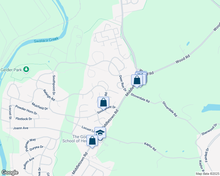 map of restaurants, bars, coffee shops, grocery stores, and more near 2051C Raleigh Road in Hummelstown