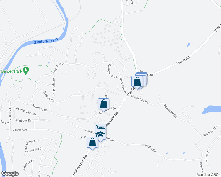 map of restaurants, bars, coffee shops, grocery stores, and more near 2051 Raleigh Road in Hummelstown