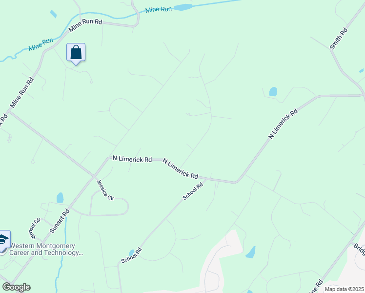 map of restaurants, bars, coffee shops, grocery stores, and more near 25 Collins Lane in Schwenksville