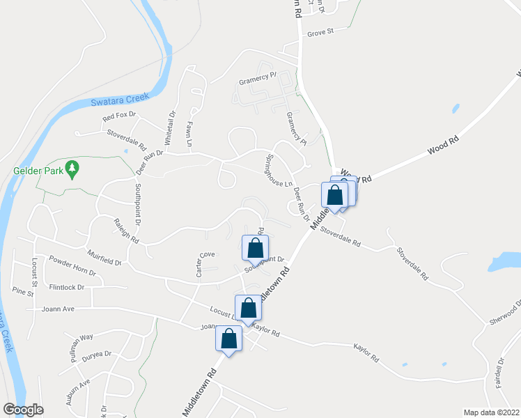 map of restaurants, bars, coffee shops, grocery stores, and more near 2053 Raleigh Road in Hummelstown