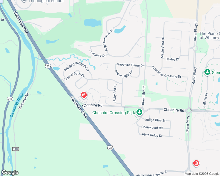 map of restaurants, bars, coffee shops, grocery stores, and more near 129 Sapphire Ice Drive in Delaware