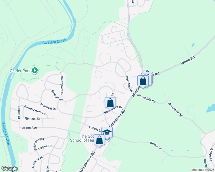 map of restaurants, bars, coffee shops, grocery stores, and more near 2069 Raleigh Road in Hummelstown
