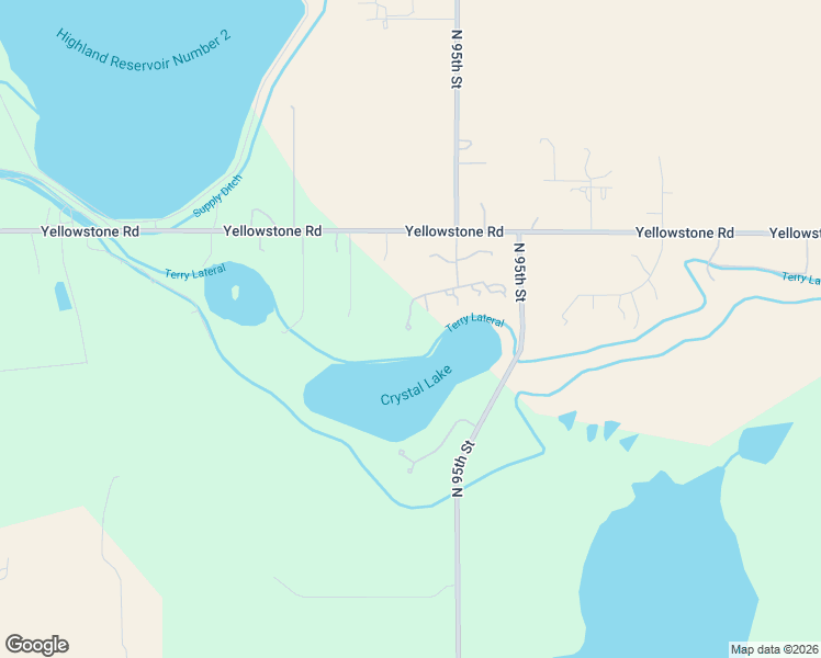 map of restaurants, bars, coffee shops, grocery stores, and more near 9402 Crystal Lane in Longmont