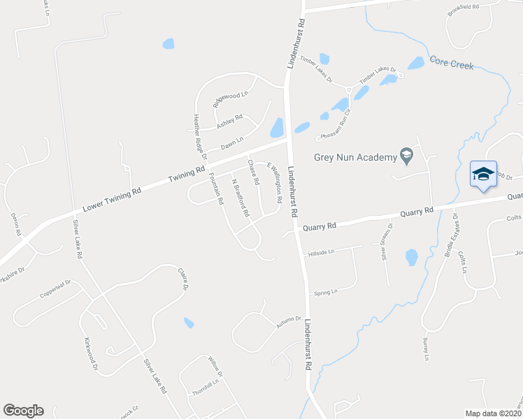 map of restaurants, bars, coffee shops, grocery stores, and more near 1311 Chase Road in Newtown