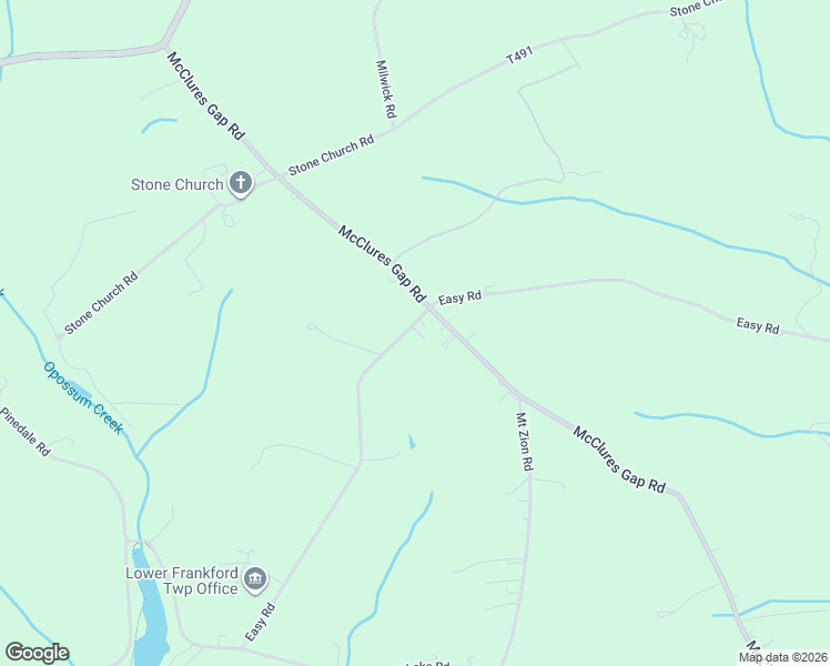 map of restaurants, bars, coffee shops, grocery stores, and more near 1736 McClures Gap Road in Carlisle