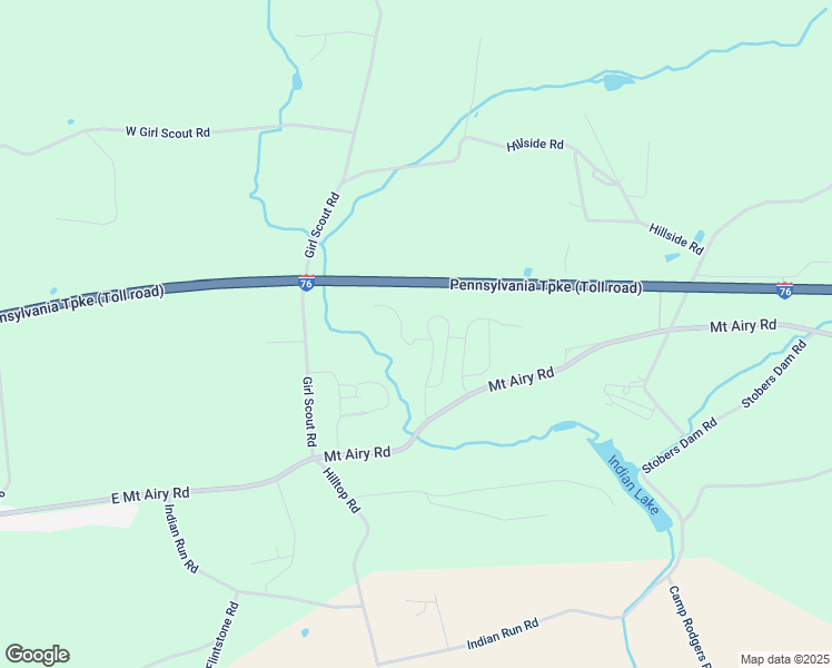 map of restaurants, bars, coffee shops, grocery stores, and more near 500 Mount Airy Road in Stevens