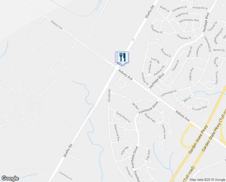 map of restaurants, bars, coffee shops, grocery stores, and more near 3 Mount Run in Neptune City