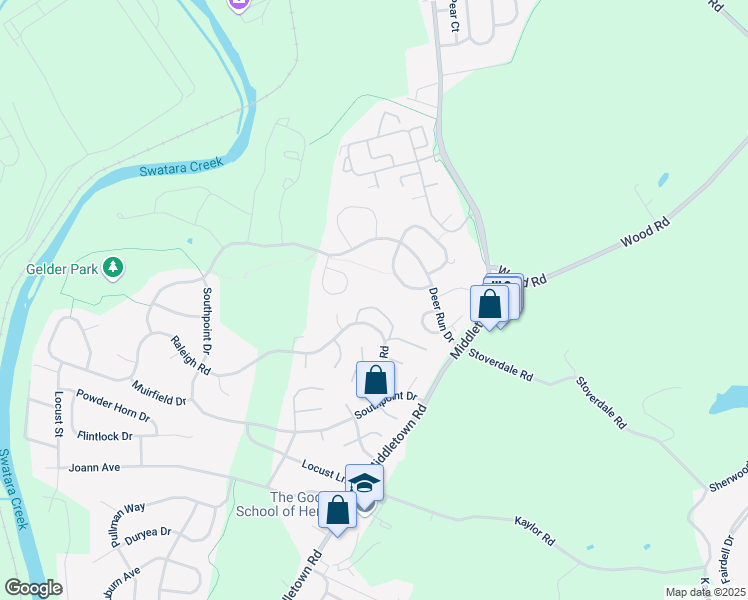 map of restaurants, bars, coffee shops, grocery stores, and more near 2065 Raleigh Road in Hummelstown