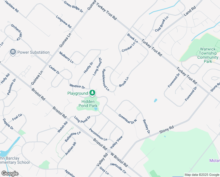 map of restaurants, bars, coffee shops, grocery stores, and more near 1568 Ramblewood Lane in Jamison
