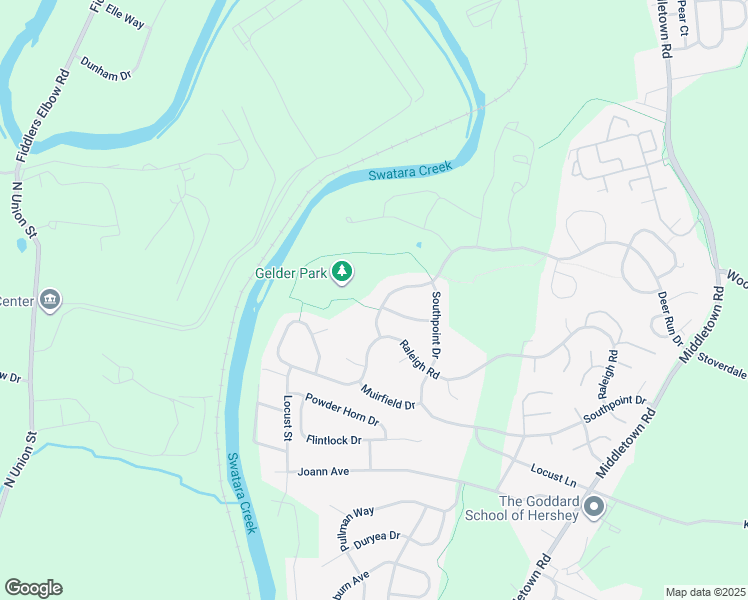 map of restaurants, bars, coffee shops, grocery stores, and more near 2193 Deer Run Drive in Hummelstown
