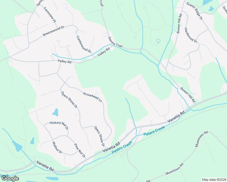 map of restaurants, bars, coffee shops, grocery stores, and more near 20 West Hillcrest Road in Eighty Four