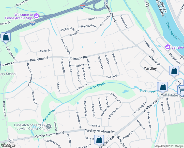 map of restaurants, bars, coffee shops, grocery stores, and more near 15 Wilbur Road in Morrisville