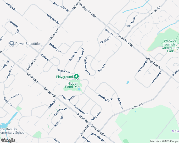 map of restaurants, bars, coffee shops, grocery stores, and more near 1568 Ramblewood Lane in Jamison
