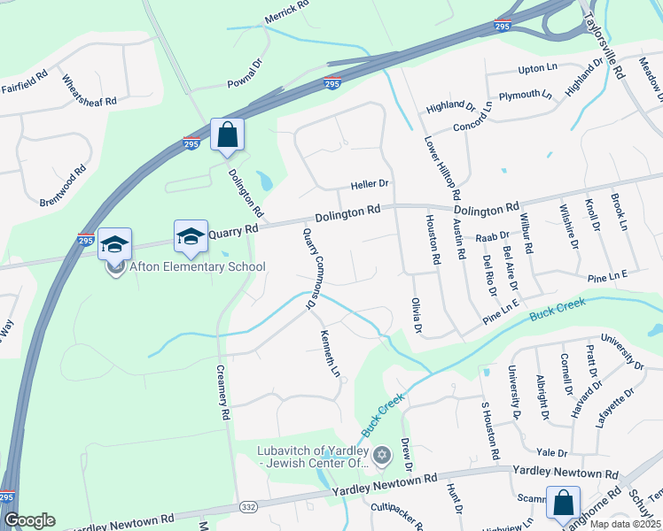 map of restaurants, bars, coffee shops, grocery stores, and more near 1236 Quarry Commons Drive in Morrisville
