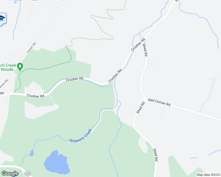 map of restaurants, bars, coffee shops, grocery stores, and more near 180 Crusher Road in Douglassville