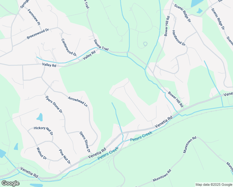 map of restaurants, bars, coffee shops, grocery stores, and more near 21 West Hillcrest Road in Eighty Four