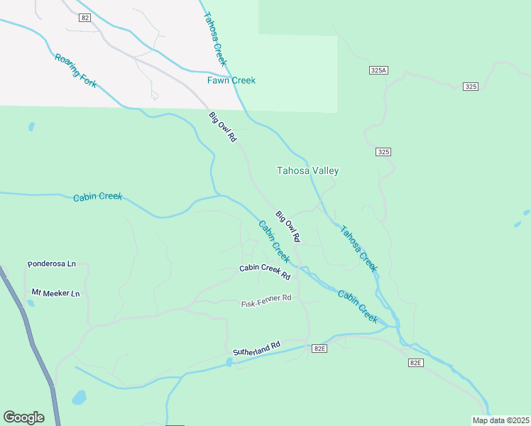 map of restaurants, bars, coffee shops, grocery stores, and more near 1217 Big Owl Road in Allenspark