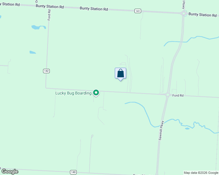 map of restaurants, bars, coffee shops, grocery stores, and more near 1973 Ford Road in Delaware