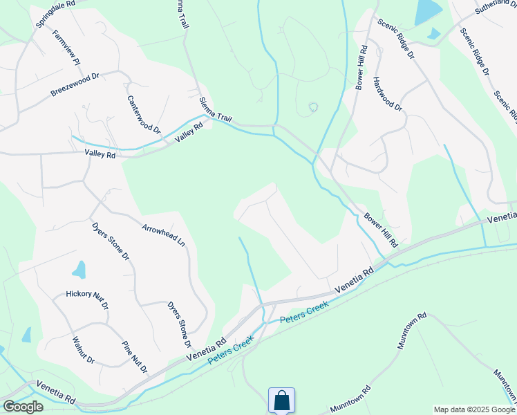 map of restaurants, bars, coffee shops, grocery stores, and more near 21 West Hillcrest Road in Eighty Four