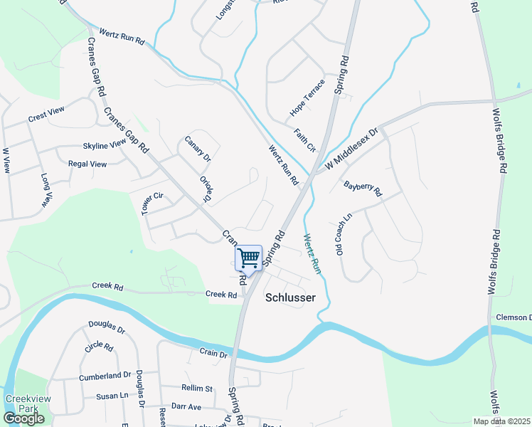 map of restaurants, bars, coffee shops, grocery stores, and more near 163 Amy Drive in Carlisle