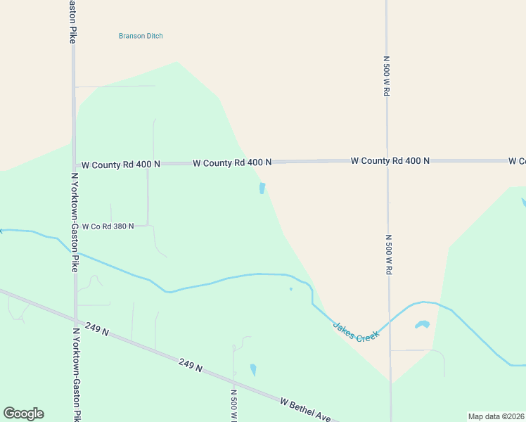 map of restaurants, bars, coffee shops, grocery stores, and more near 8701 West 400 North in Gaston