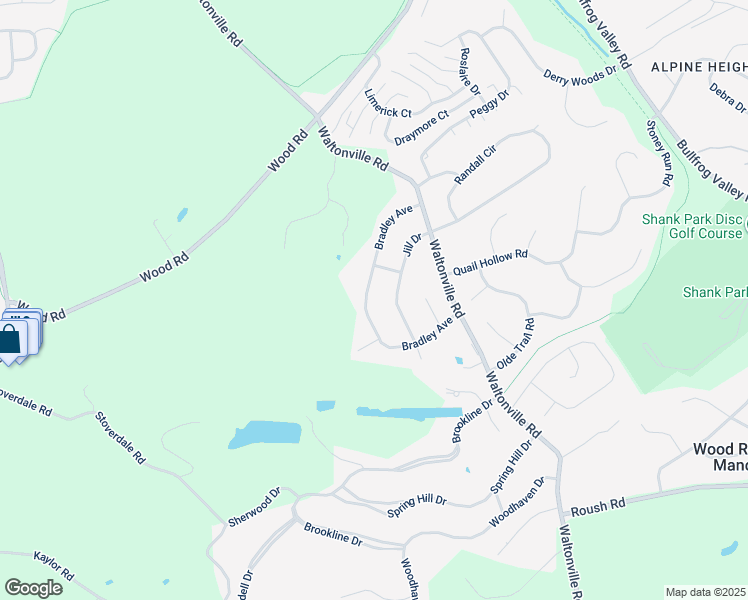 map of restaurants, bars, coffee shops, grocery stores, and more near 1436 Bradley Avenue in Hummelstown