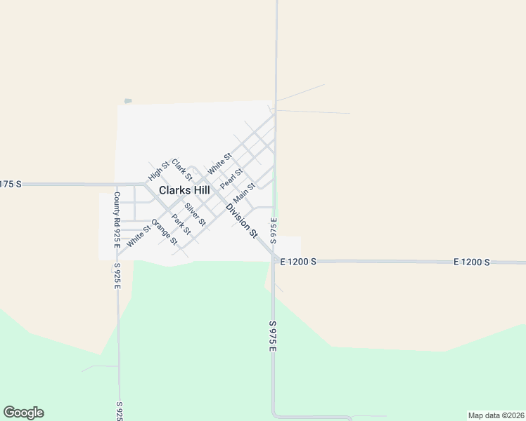 map of restaurants, bars, coffee shops, grocery stores, and more near 11742 South 975 East in Clarks Hill