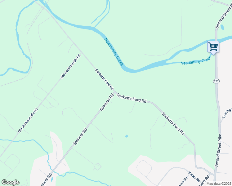 map of restaurants, bars, coffee shops, grocery stores, and more near 886 Sacketts Ford Road in Warminster