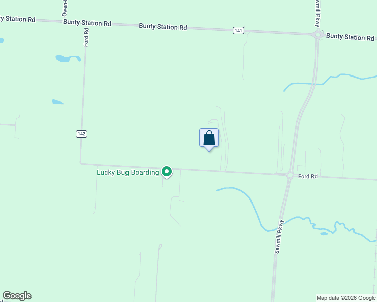 map of restaurants, bars, coffee shops, grocery stores, and more near 1986 Ford Road in Delaware