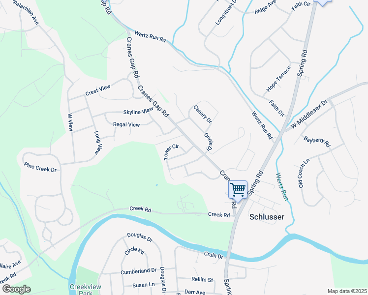map of restaurants, bars, coffee shops, grocery stores, and more near 118 Tower Circle in Carlisle