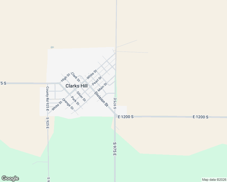 map of restaurants, bars, coffee shops, grocery stores, and more near 11742 South 975 East in Clarks Hill