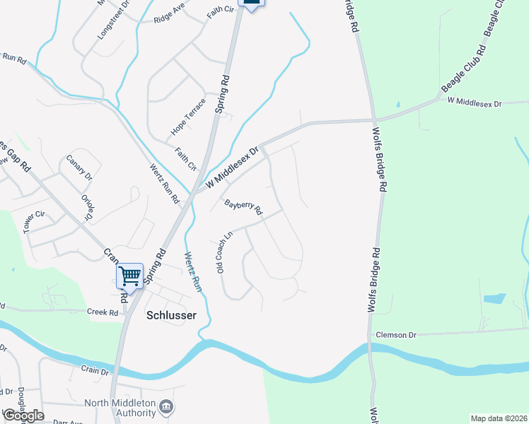 map of restaurants, bars, coffee shops, grocery stores, and more near 3 Old Coach Lane in Carlisle