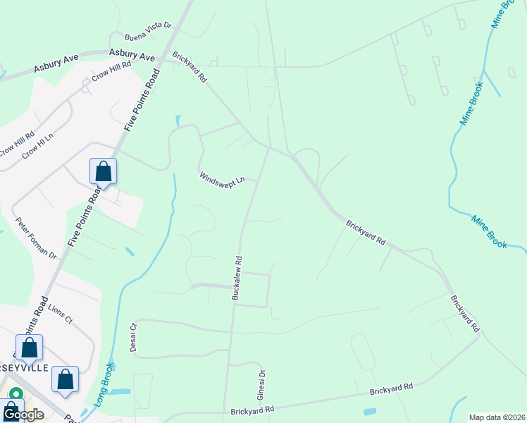 map of restaurants, bars, coffee shops, grocery stores, and more near 377 Buckalew Road in Freehold